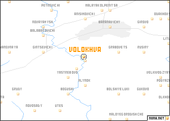 map of Volokhva