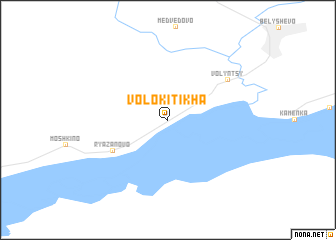 map of Volokitikha