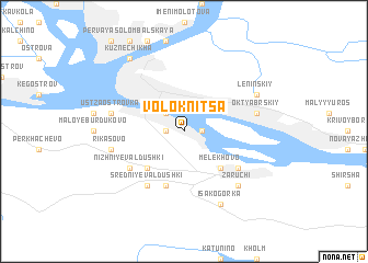 map of Voloknitsa