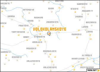 map of Volokolamskoye