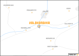 map of Volokonovka