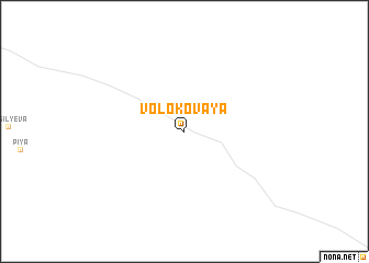 map of Volokovaya