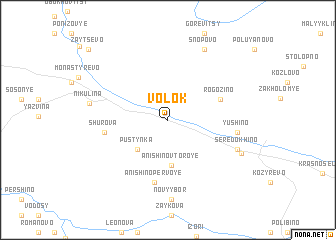 map of Volok