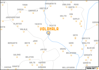 map of Volomala