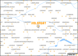 map of Volondat