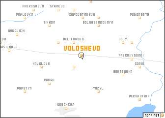 map of Voloshevo