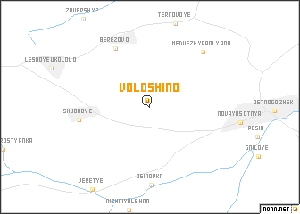 map of Voloshino