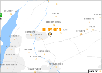 map of Voloshino