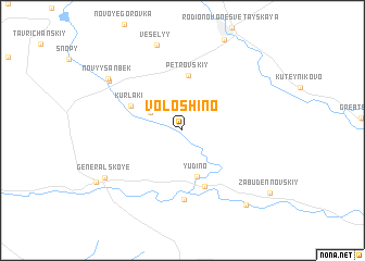 map of Voloshino