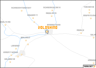 map of Voloshino