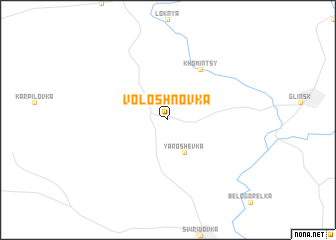 map of Voloshnovka