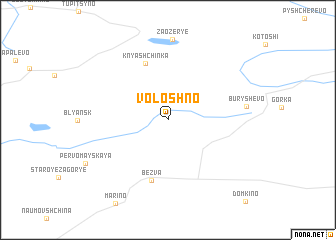 map of Voloshno