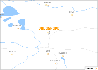 map of Voloshovo