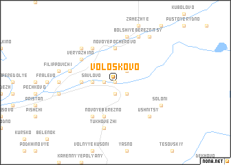 map of Voloskovo