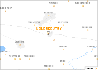 map of Voloskovtsy