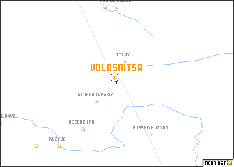 map of Volosnitsa