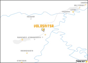 map of Volosnitsa