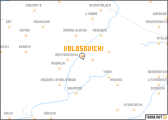 map of Volosovichi