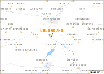 map of Volosovka