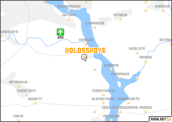 map of Volosskoye