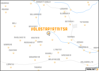 map of Volosta-Pyatnitsa