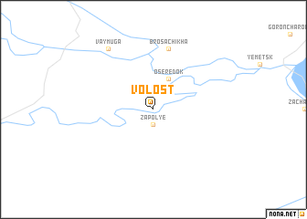 map of Volost\