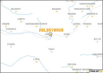 map of Volosyanka