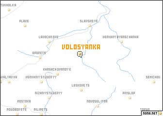 map of Volosyanka