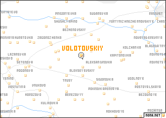 map of Volotovskiy