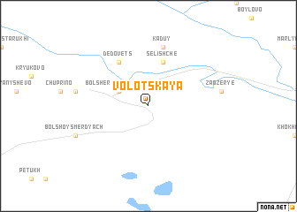 map of Volotskaya
