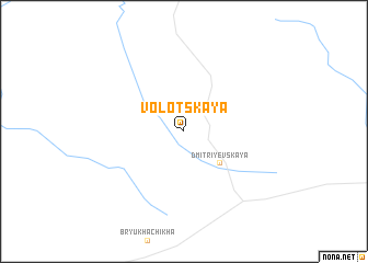 map of Volotskaya