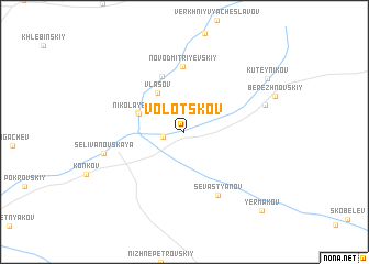 map of Volotskov