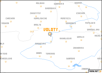 map of Voloty