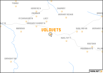 map of Volovets