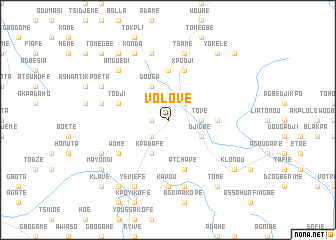 map of Volové