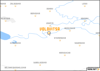 map of Volovitsa