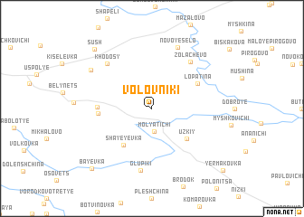 map of Volovniki