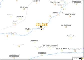 map of Voloye