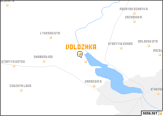 map of Volozhka