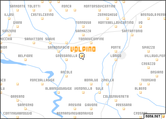 map of Volpino