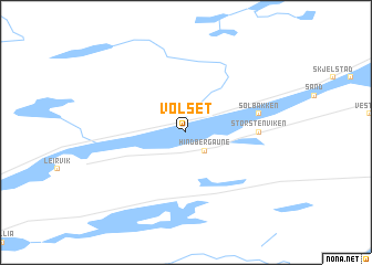 map of Vølset