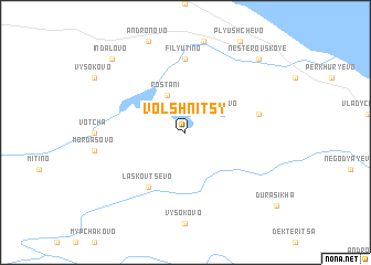 map of Volshnitsy