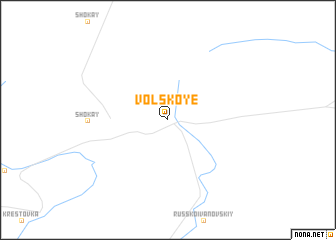 map of Volʼskoye