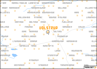 map of Volstrup