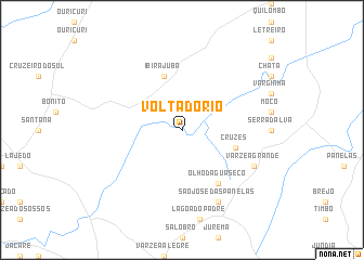 map of Volta do Rio