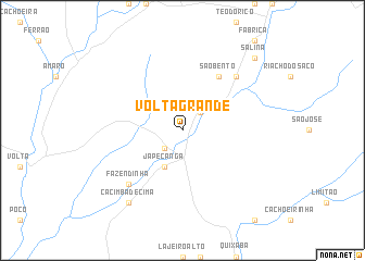 map of Volta Grande