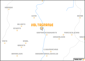 map of Volta Grande