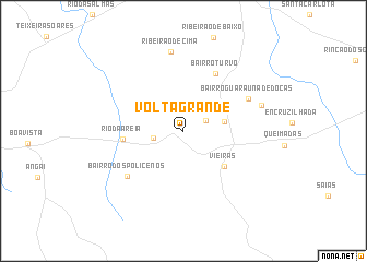 map of Volta Grande