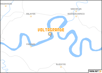 map of Volta Grande