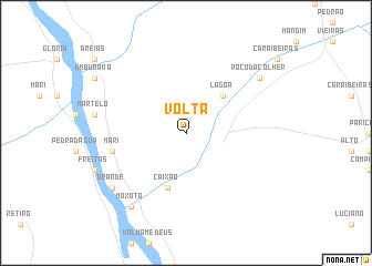 map of Volta